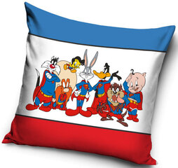 Spilvena pārvalks Looney Tunes Super Hero 40x40 cm cena un informācija | Oriģināli spilveni, pārvalki | 220.lv