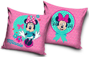 Spilvena pārvalks Disney Minnie 40x40 cm cena un informācija | Oriģināli spilveni, pārvalki | 220.lv