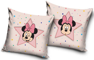 Spilvena pārvalks Disney Minnie Star 40x40 cm cena un informācija | Oriģināli spilveni, pārvalki | 220.lv