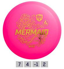 Negrimstošs disku golfa disks Discmania Fairway Driver Mermaid, rozā cena un informācija | Disku golfs | 220.lv