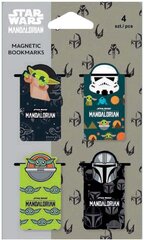 Magnētiskās grāmatzīmes Coolpack Mandalorian, 4 gab. цена и информация | Закладки для книг | 220.lv