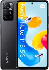 Xiaomi Redmi Note 11S 5G 4/64GB Midnight Black. cena un informācija | Mobilie telefoni | 220.lv