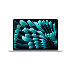 MacBook Air 13" Apple M3 8C CPU 10C GPU/16GB/512GB SSD/Silver/INT - MXCT3ZE/A cena un informācija | Portatīvie datori | 220.lv