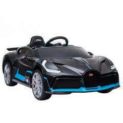 Bugatti Divo Black Painted vienvietīgs bērnu elektroauto cena un informācija | Bērnu elektroauto | 220.lv