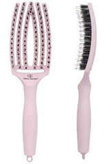 Matu suka Olivia Garden Fingerbrush Pastel Pink cena un informācija | Matu sukas, ķemmes, šķēres | 220.lv