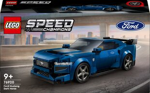 76920 LEGO® Speed Champions Sporta automašīna Ford Mustang Dark Horse cena un informācija | Konstruktori | 220.lv