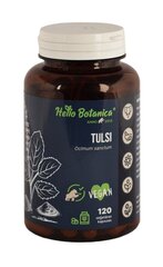 Uztura bagātinātājs mierīgumam un relaksācijai Hello Botanica Tulsi, 120, kapsulas cena un informācija | Uztura bagātinātāji atjaunošanai pēc slodzes | 220.lv