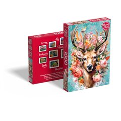 Пазл CherryPazzi Flower Deer, 1000 деталей цена и информация | Пазлы | 220.lv