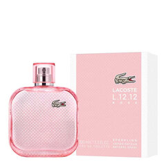 Tualetes ūdens Lacoste L.12.12 Rose Sparkling EDT sievietēm, 100 ml cena un informācija | Sieviešu smaržas | 220.lv