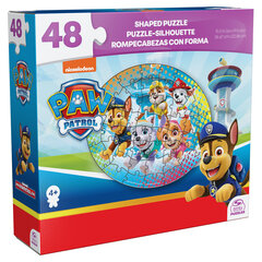 Puzle Spinmaster Games Paw Patrol Shape 6067570, 48 d. цена и информация | Пазлы | 220.lv