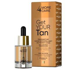 Эликсир для загара More4Care Get Your Tan! для лица и тела, 15 мл цена и информация | Кремы для автозагара | 220.lv