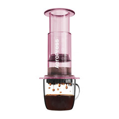 AeroPress Clear Pink Brewer cena un informācija | Kafijas dzirnaviņas | 220.lv