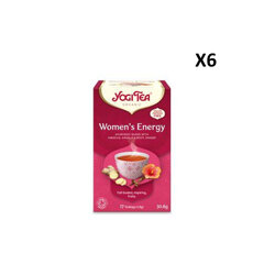 Yogi Tea® tēja Sievietes enerģijai, 6 gab. cena un informācija | Tēja | 220.lv