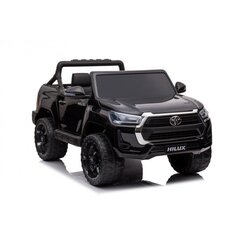 Ar baterijām darbināma bērnu automašīna Toyota Hilux 4×4 DK-HL860, melna cena un informācija | Bērnu elektroauto | 220.lv