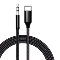 iLike USB-C-3.5mm, 1 m cena un informācija | Kabeļi un vadi | 220.lv