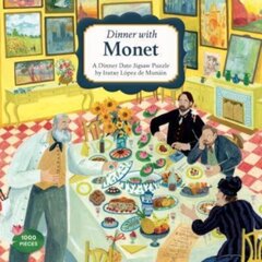 Dinner with Monet : A 1000-piece puzzle by Iratxe Lopez de Munain цена и информация | Пазлы | 220.lv