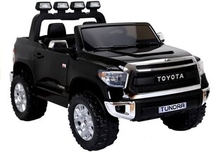 Toyota Tundra elektriskais divvietīgais džips bērniem, melns cena un informācija | Bērnu elektroauto | 220.lv