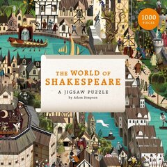 The World of Shakespeare : 1000-Piece Jigsaw Puzzle цена и информация | Пазлы | 220.lv