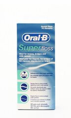 Zobu diegs Oral-B Super Floss 50 m cena un informācija | Zobu pastas, birstes | 220.lv