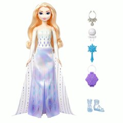 Lelle Disney Princess Spin Reveal Frozen Elza cena un informācija | Rotaļlietas meitenēm | 220.lv