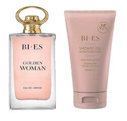 Komplekts Bi-Es Golden Woman sievietēm: tualetes ūdens EDT, 90 ml + dušas želeja, 150 ml cena un informācija | Sieviešu smaržas | 220.lv