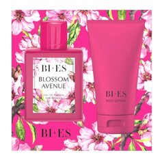 Komplekts Bi-Es Blossom Avenue sievietēm: tualetes ūdens EDT, 100 ml + ķermeņa losjons, 150 ml cena un informācija | Sieviešu smaržas | 220.lv