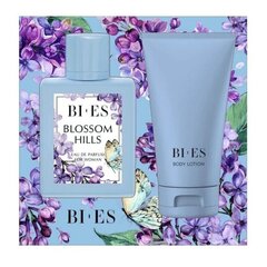 Komplekts Bi-Es Blossom Hills sievietēm: tualetes ūdens EDT, 100 ml + ķermeņa losjons, 150 ml cena un informācija | Sieviešu smaržas | 220.lv