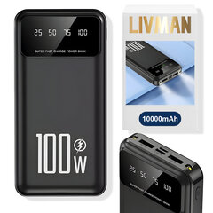 Livman K70, 10000mAh, 100W cena un informācija | Lādētāji-akumulatori (Power bank) | 220.lv