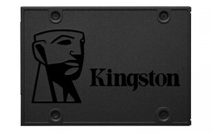 SSD|KINGSTON|A400|960GB|SATA 3.0|TLC|Write speed 450 MBytes/sec|Read speed 500 MBytes/sec|2,5"|TBW 300 TB|MTBF 1000000 hours|SA400S37/960G cena un informācija | Iekšējie cietie diski (HDD, SSD, Hybrid) | 220.lv