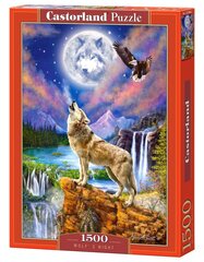 Puzle "Wolf's Night" Castorland, 1500 d. цена и информация | Пазлы | 220.lv