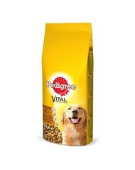 Pedigree ar liellopu un mājputnu gaļu Vital Protecion, 15 kg cena un informācija | Sausā barība suņiem | 220.lv