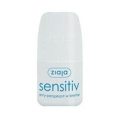 Rullīšu dezodorants sievietēm Ziaja Activ Sensitive 60 ml cena un informācija | Dezodoranti | 220.lv