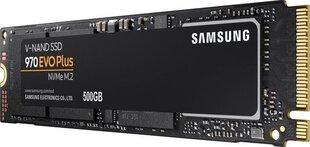 SSD|SAMSUNG|970 Evo Plus|1TB|M.2|PCIE|NVMe|MLC|Write speed 3300 MBytes/sec|Read speed 3500 MBytes/sec|MTBF 1500000 hours|MZ-V7S1T0BW cena un informācija | Iekšējie cietie diski (HDD, SSD, Hybrid) | 220.lv