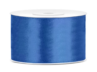 Satīna lente Royal Blue, zila, 38 mm/25 m, 1 gab./25 m cena un informācija | Dāvanu saiņošanas materiāli | 220.lv