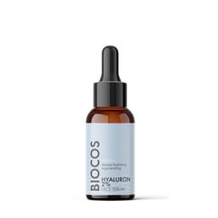 HYALURON mitrinošs sejas serums BIOCOS, 30 ml cena un informācija | Serumi sejai, eļļas | 220.lv