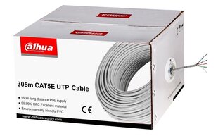 Dahua DH-PFM920I-5EUN, Cat5E UTP, 305 m cena un informācija | Kabeļi un vadi | 220.lv