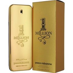 Tualetes ūdens Paco Rabanne 1 Million EDT vīriešiem 200 ml cena un informācija | Vīriešu smaržas | 220.lv