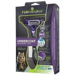 Furminators Undercoat deShedding garspalvainiem kaķiem, M/L cena un informācija | Kopšanas līdzekļi dzīvniekiem | 220.lv