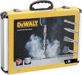 Dewalt urbju SDS+ 5-12mm un kaltu komplekts DT9679, 15 gab. cena un informācija | Rokas instrumenti | 220.lv