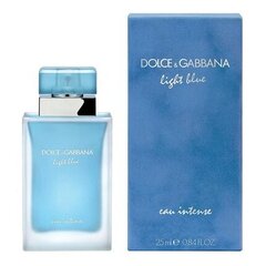 Parfimērijas ūdens Dolce & Gabbana Light Blue Eau Intense EDP sievietēm 25 ml cena un informācija | Sieviešu smaržas | 220.lv