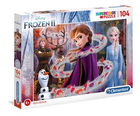 Пазл Clementoni Страна льда 2 (Frozen 2), 104 д. цена и информация | Пазлы | 220.lv