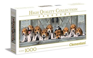 Пазл Clementoni Panorama High Quality Beagles 1000 д. цена и информация | Пазлы | 220.lv