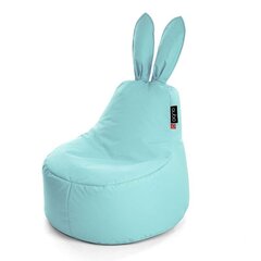 Bērnu sēžammaiss Qubo™ Baby Rabbit Cloud Pop Fit, gaiši zils cena un informācija | Sēžammaisi, klubkrēsli, pufi bērniem | 220.lv