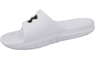 Vīriešu iešļūcenes Under Armour Core PTH Slides 3021286-100, baltas cena un informācija | Vīriešu iešļūcenes, čības, sandales | 220.lv