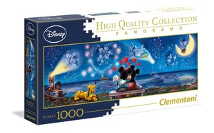 Головоломка Clementoni High Quality Collection Panorama Mickey & Minnie (Микки и Минни), 39449, 1000 d. цена и информация | Пазлы | 220.lv