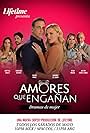 Carlos Ponce, Aylín Mújica, Héctor Suárez Gomiz, Marjorie de Sousa, Christian Vasquez, and Grettell Valdez in Amores que engañan (2022)