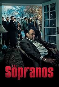 Lorraine Bracco, James Gandolfini, Edie Falco, Steven Van Zandt, Dominic Chianese, Robert Iler, Michael Imperioli, Steve Schirripa, Jamie-Lynn Sigler, Tony Sirico, and Aida Turturro in The Sopranos (1999)