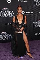 Marija Juliette Abney at an event for Black Panther: Wakanda Forever (2022)