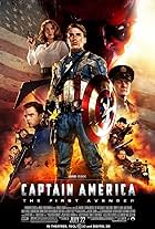 Tommy Lee Jones, Kenneth Choi, Chris Evans, JJ Feild, Neal McDonough, Bruno Ricci, Hugo Weaving, Derek Luke, Sebastian Stan, and Hayley Atwell in Captain America: The First Avenger (2011)