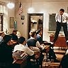 Ethan Hawke, Robin Williams, James J. Christy, Dylan Kussman, and James Waterston in Dead Poets Society (1989)